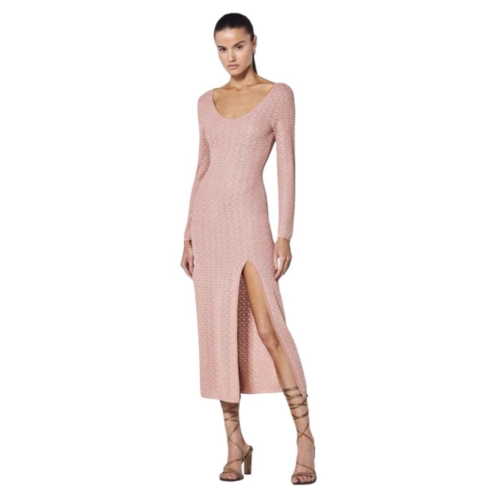 Alexis - NWT Juliane Maxi Dress In Shimmer Pink M